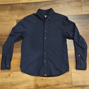 UNTUCKit Dark Blue Casual Button-Down Shirt